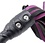 EVEREST TRADING COMPANY LLC LEATHER 23inch FLOGGER WITH HEAVY DUTY HANDLE BLACK & PURPLE
