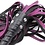 EVEREST TRADING COMPANY LLC LEATHER 23inch FLOGGER WITH HEAVY DUTY HANDLE BLACK & PURPLE