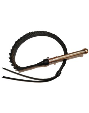 EVEREST TRADING COMPANY LLC BLACK ALLIGATOR WHIP WITH METAL HANDLE