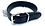 EVEREST TRADING COMPANY LLC BLACK LEATHER COLLAR WITH WATERFALL CHAINS