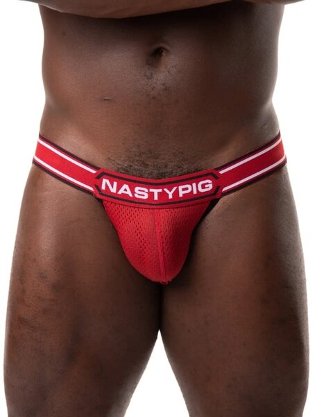 NASTY PIG NASTY PIG TITLE SPORT BRIEF RED