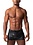 NASTY PIG NASTY PIG SURGE TRUNK SHORT BLACK
