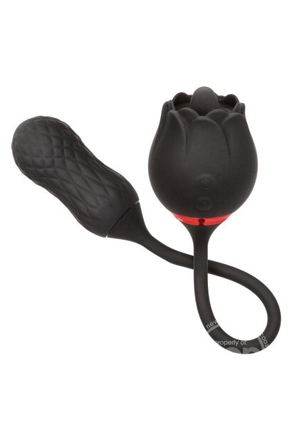 FRENCH KISS FRENCH KISS ELITE SIREN RECH SILICONE VIBE WITH CLITORAL STIMULATOR