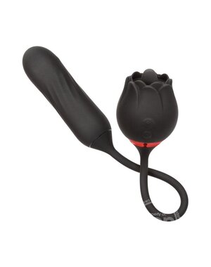 FRENCH KISS FRENCH KISS ELITE LOVER RECH SILICONE VIBE WITH CLITORAL STIMULATOR