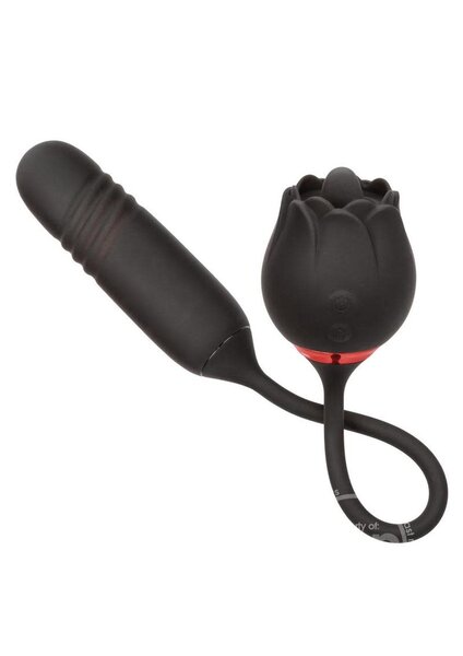FRENCH KISS FRENCH KISS ELITE ROMEO RECH SILICONE VIBE WITH CLITORAL STIMULATOR