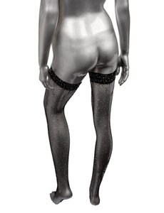 RADIANCE RADIANCE THIGH HI STOCKINGS BLACK-