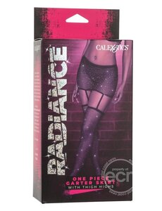 RADIANCE RADIANCE 1PC GARTER SKIRT THIGH HI BLACK