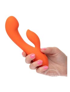 STELLA STELLA LIQUID SILICONE DUAL G RABBIT ORANGE