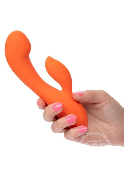 STELLA STELLA LIQUID SILICONE DUAL G RABBIT ORANGE