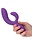 STELLA STELLA LIQUID SILICONE C CURVE RECHARGEABLE G-SPOT VIBE PURPLE