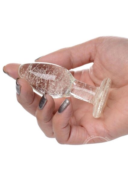 BOOTY SPARKS BOOTY SPARKS GLOW-IN-THE-DARK GLASS ANAL PLUG