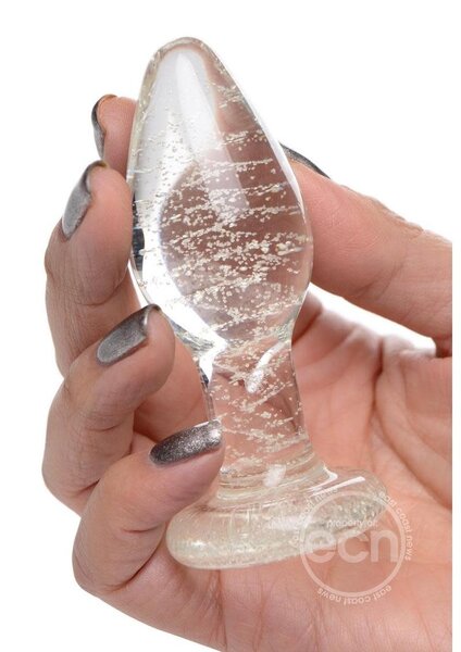 BOOTY SPARKS BOOTY SPARKS GLOW-IN-THE-DARK GLASS ANAL PLUG
