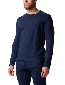 NASTY PIG NASTY PIG ALPHA LONG SLEEVE SHIRT MIDNIGHT NAVY