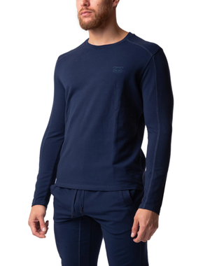 NASTY PIG NASTY PIG ALPHA LONG SLEEVE SHIRT MIDNIGHT NAVY