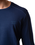 NASTY PIG NASTY PIG ALPHA LONG SLEEVE SHIRT MIDNIGHT NAVY
