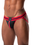 NASTY PIG NASTY PIG BACK UP JOCK STRAP RED & BLACK