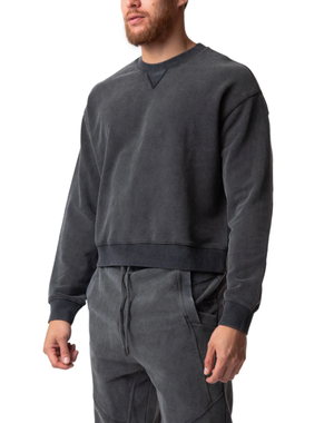 NASTY PIG NASTY PIG OMEGA CREWNECK PULLOVER BLACK