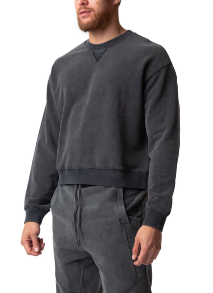 NASTY PIG NASTY PIG OMEGA CREWNECK PULLOVER BLACK