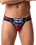 NASTY PIG NASTY PIG SPLIT JOCK STRAP BLACK & RED