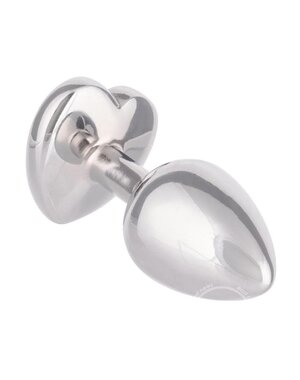 CalExotics JEWEL RUBY HEART ALUMINUM ANAL PLUG