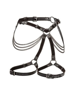 CalExotics EUPHORIA COLLECTION MULTI CHAIN THIGH HARNESS PLUE SIZE
