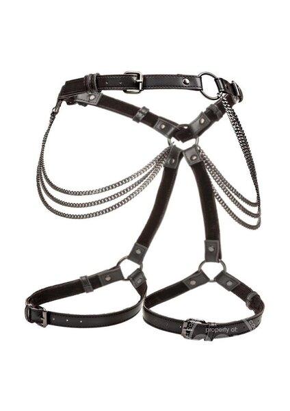 CalExotics EUPHORIA COLLECTION MULTI CHAIN THIGH HARNESS PLUE SIZE