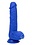 CalExotics ADMIRAL VIBRATING SAILOR 7inch RECHARGEABLE BLUE DILDO