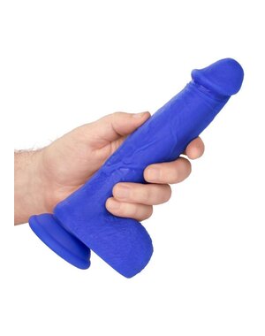 CalExotics ADMIRAL VIBRATING CAPITAN 8inch RECHARGEABLE BLUE DILDO