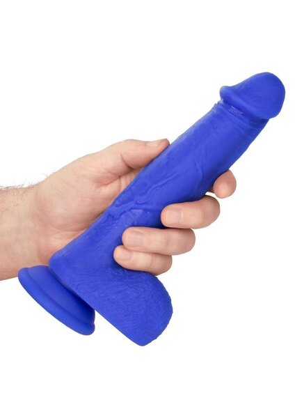 CalExotics ADMIRAL VIBRATING CAPITAN 8inch RECHARGEABLE BLUE DILDO