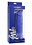 CalExotics ADMIRAL VIBRATING CAPITAN 8inch RECHARGEABLE BLUE DILDO