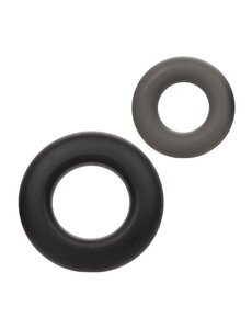 CalExotics ALPHA LIQUID SILICONE PROLONG COCK RING 2 PIECE SET