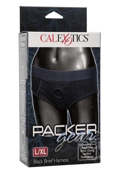 Doc Johnson PACKER GEAR BLACK BRIEF HARNESS