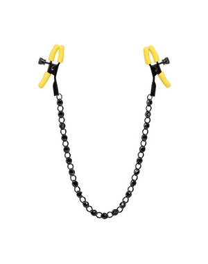 CalExotics BOUNDLESS NIPPLE TEASERS BLACK & YELLOW