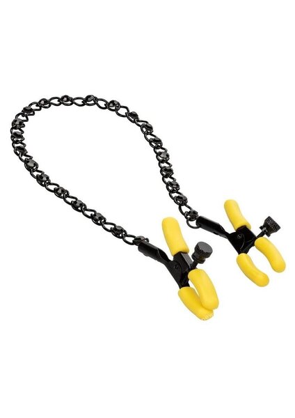 CalExotics BOUNDLESS NIPPLE TEASERS BLACK & YELLOW
