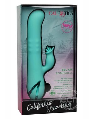 CalExotics CALIFORNIA DREAMING BEL AIR BOMBSHELL SILICONE RECHARGEABLE VIBRATOR
