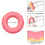 CalExotics NAUGHTY BITS DICKIN' DONUTS SILICONE DONUT COCK RING