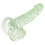 CalExotics NAUGHTY BITS I LEAF DICK GLOW-IN-THE-DARK WEED LEAF DILDO