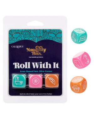 CalExotics NAUGHTY BITS ROLL WITH IT ICON-BASED SEX DICE GAME