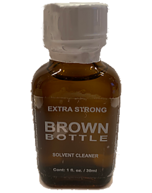 BROWN BOTTLE HEAD CLEANER LRG BROWN BOTTLE