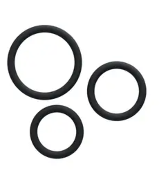 BRAZZERS BRAZZERS O-RINGZZ 3PC SILICONE RING SET