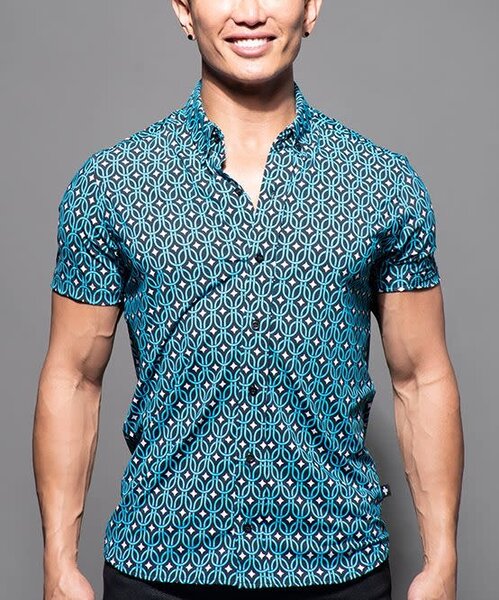 ANDREW CHRISTIAN ANDREW CHRISTIAN ACE STRETCH MUSCLE SHIRT