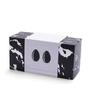 LE WAND LE WAND CRYSTAL YONI EGGS BLK OBSIDIAN
