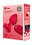 B-VIBE B-VIBE VIBRATING HEART JEWEL PLUG MEDIUM/LARGE RED