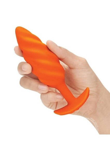 B-VIBE B-VIBE SWIRL TEXTURE PLUG ORANGE