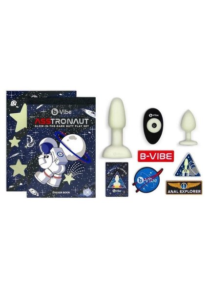 B-VIBE B-VIBE ASSTRONAUT GLOW IN THE DARK SET
