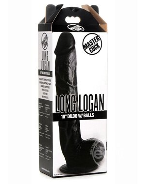 XR Brands MASTER COCK LONG LOGAN WITH BALLS 10"