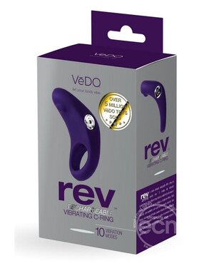 VEDO TOYS VEDO REV RECHARGE VIBRATING COCK RING-