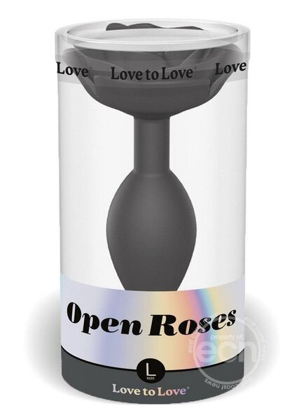LOVE TO LOVE OPEN ROSE SILICONE ANAL PLUG LARGE