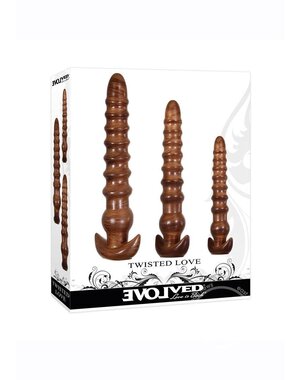EVOLVED NOVELTIES EVOLVED TWISTED LOVE 3 PC PLUG SET