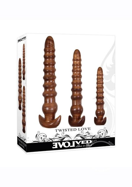 EVOLVED NOVELTIES EVOLVED TWISTED LOVE 3 PC PLUG SET